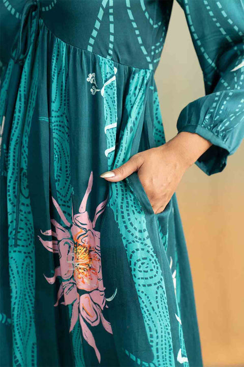 DRESSES Brahmakamal Maxi Dress (Rich Green)