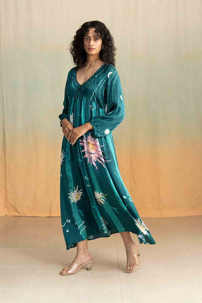 DRESSES Brahmakamal Maxi Dress (Rich Green)