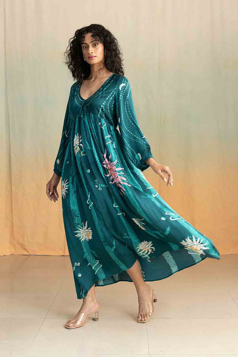 DRESSES Brahmakamal Maxi Dress (Rich Green)