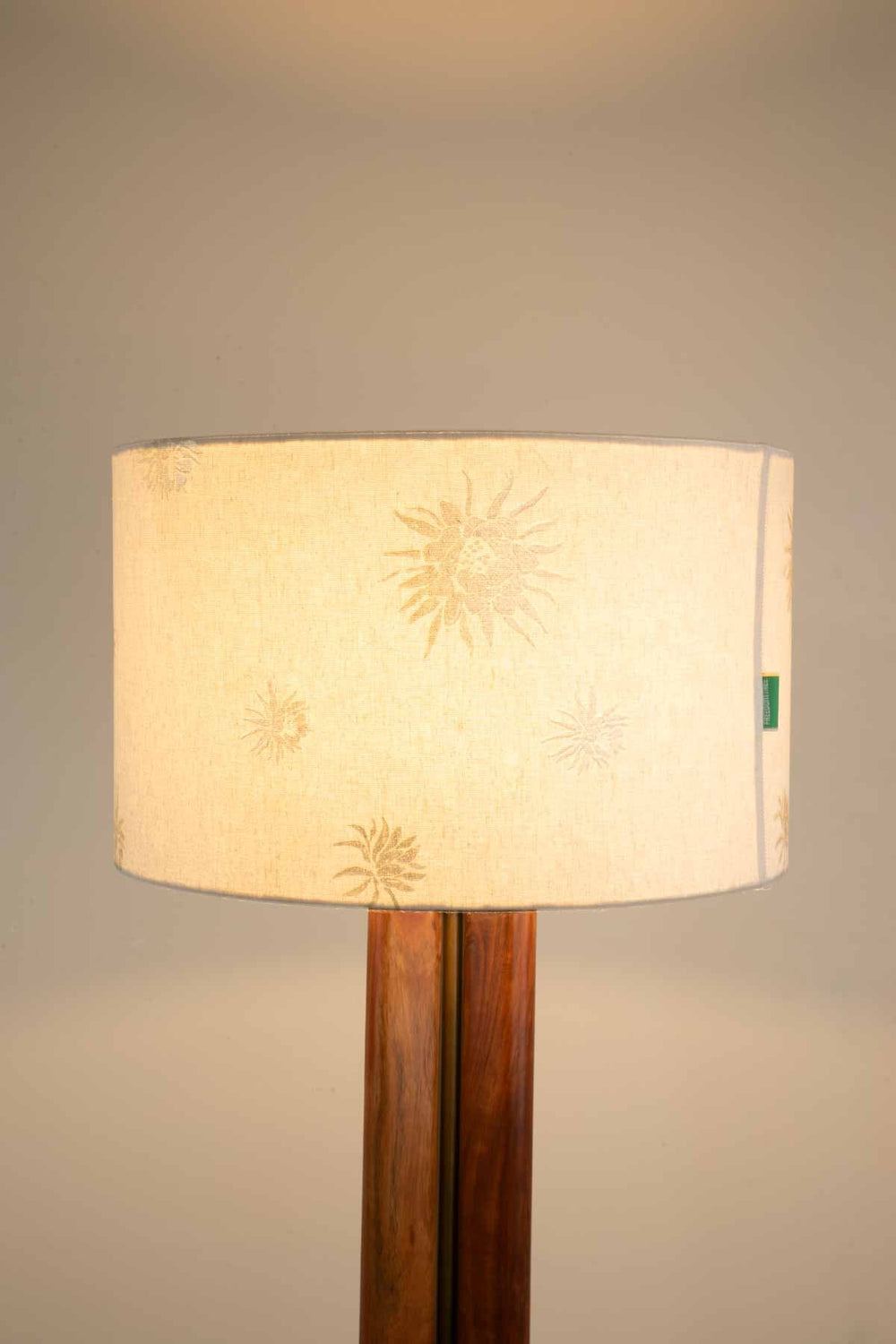 Brahmakamal Extra Large Drum Lampshade (Gold)