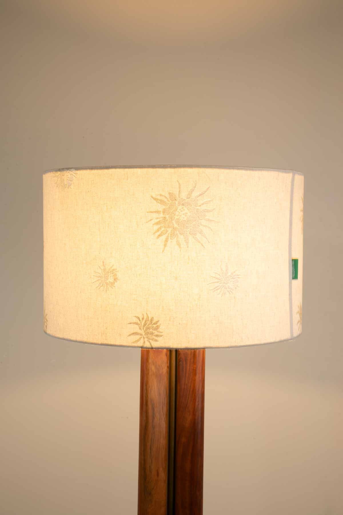 Brahmakamal Extra Large Drum Lampshade (Gold)