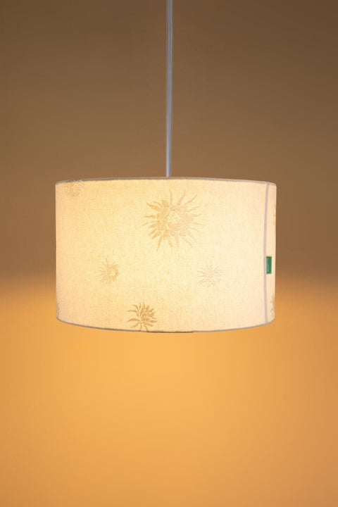 PENDANT LAMPS Brahmakamal Extra Large Drum Pendant (Gold)