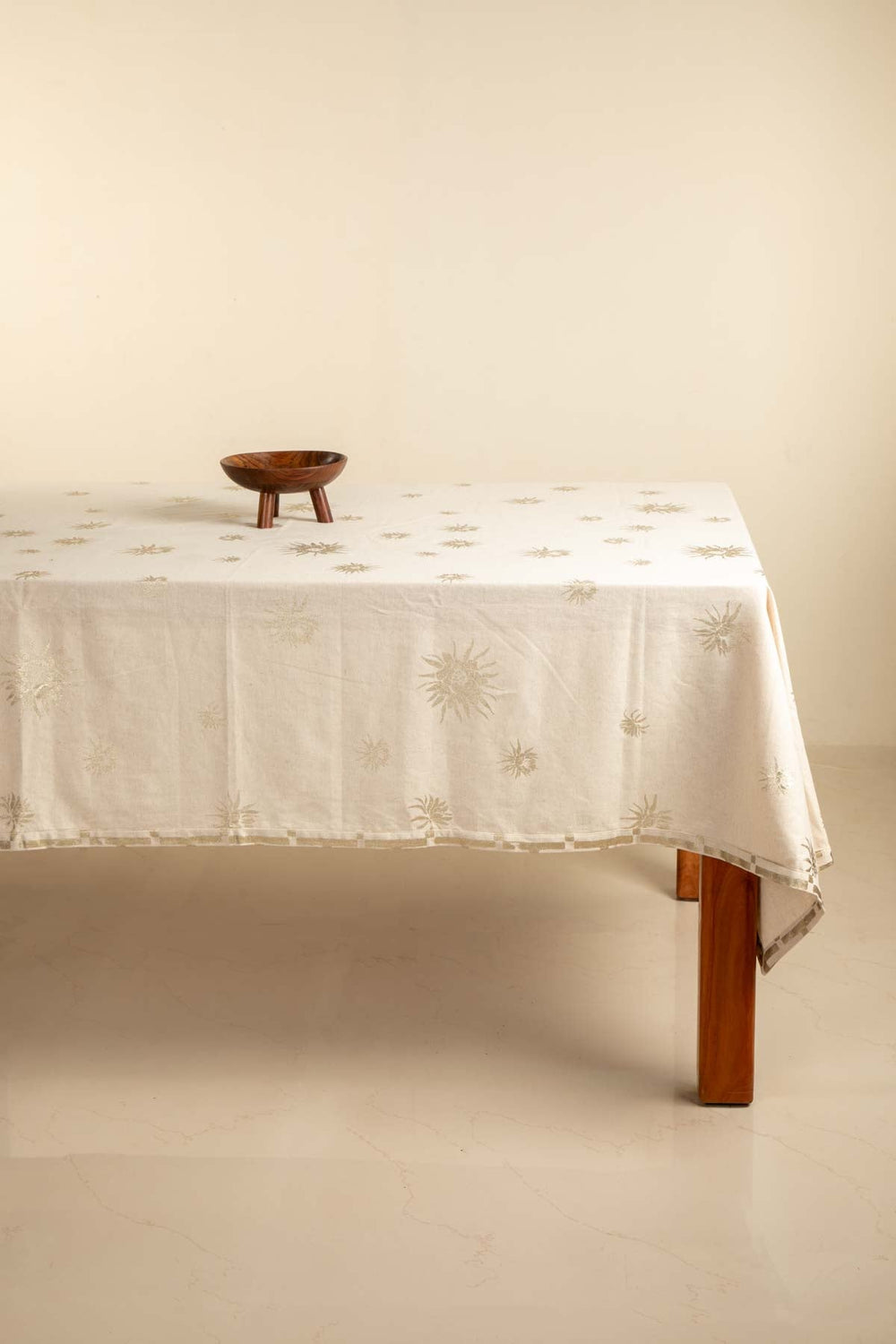Brahmakamal Gold Table Cover