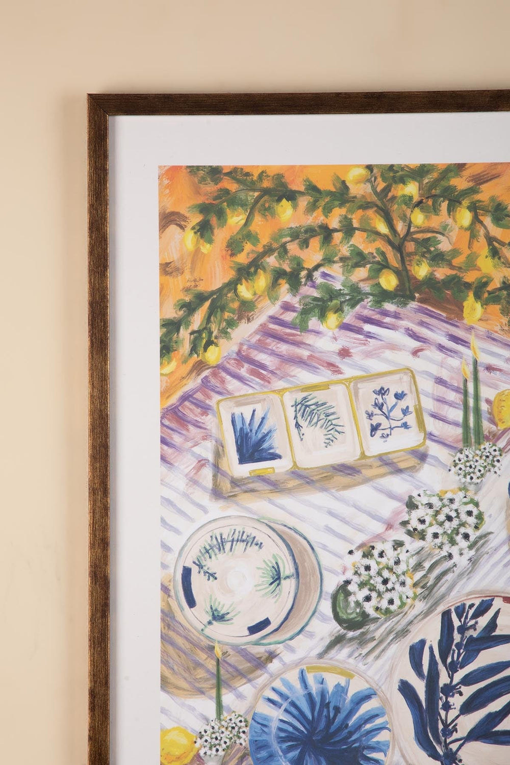 WALL ACCENTS Brunch In Wonderland Wall Art (Multi-Colored)