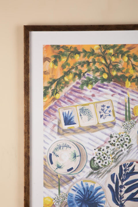 WALL ACCENTS Brunch In Wonderland Wall Art (Multi-Colored)