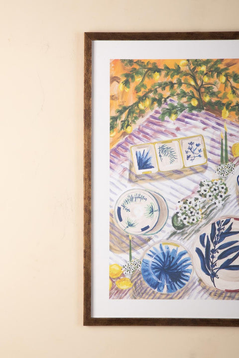 WALL ACCENTS Brunch In Wonderland Wall Art (Multi-Colored)
