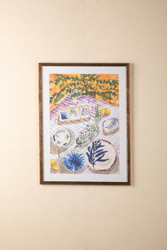WALL ACCENTS Brunch In Wonderland Wall Art (Multi-Colored)