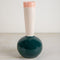 Bulb Teal Ceramic Vase