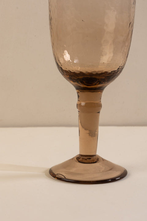 DRINKING GLASSES Buzzed Bronze Wine Glass (Set Of 2)