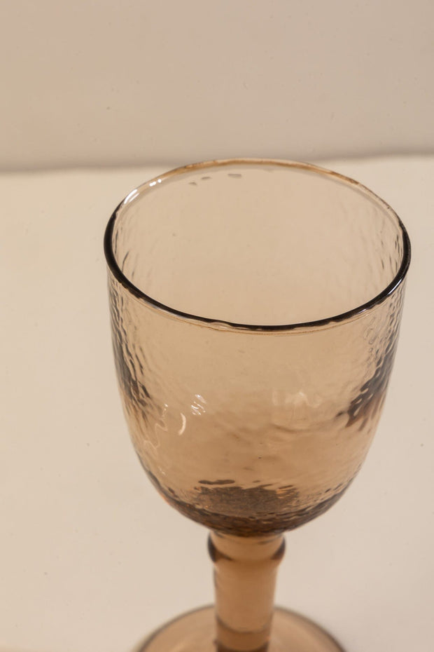 DRINKING GLASSES Buzzed Bronze Wine Glass (Set Of 2)