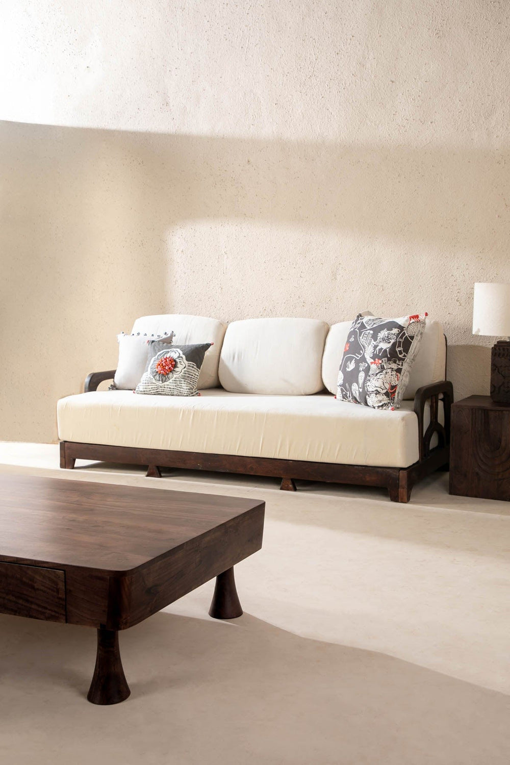 SOFAS Cabana Lattice Sofa (Charcoal)