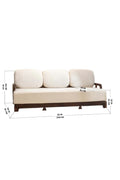 SOFAS Cabana Lattice Sofa (Walnut)