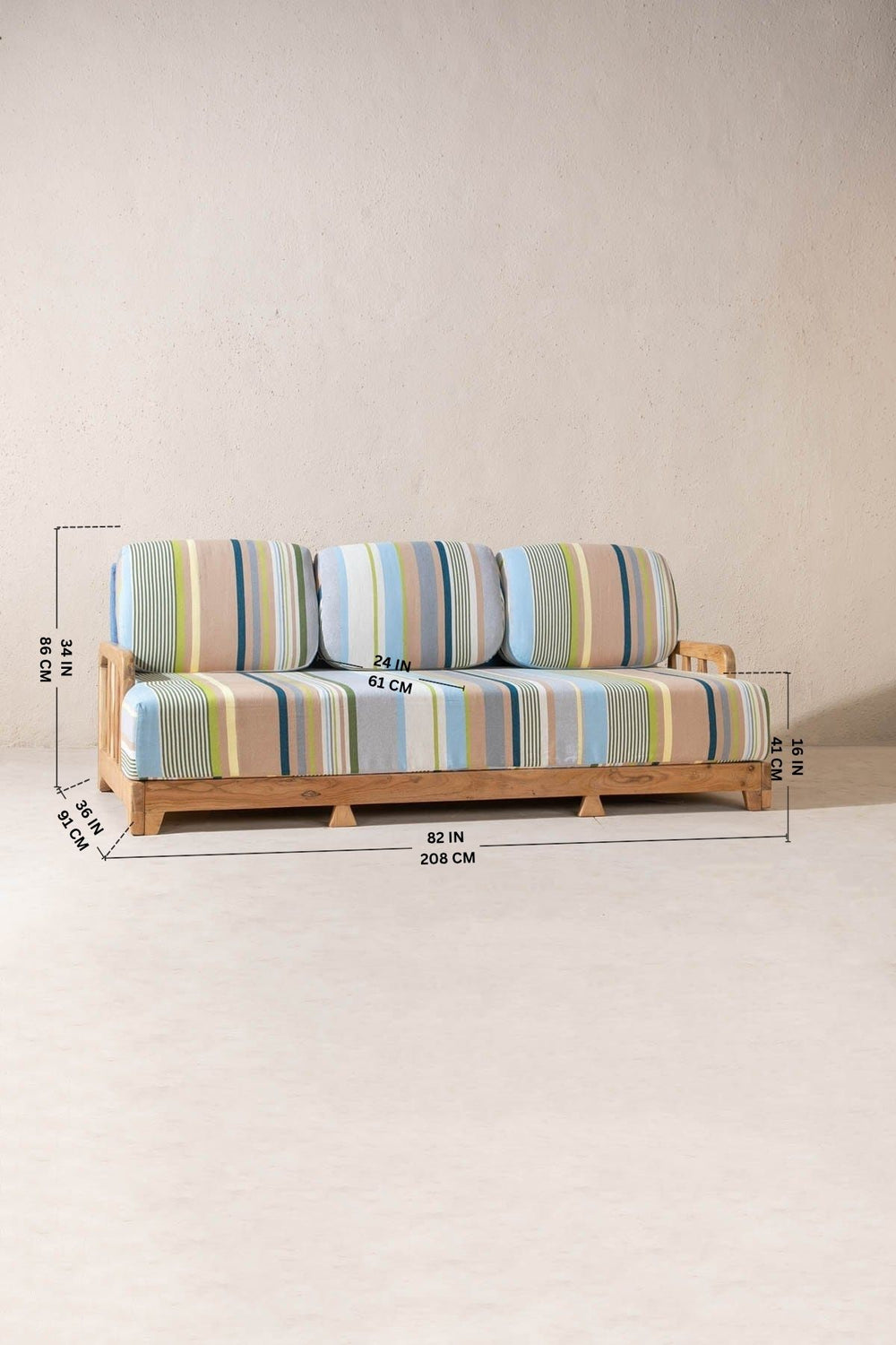 Neu Happy Striper Fabric