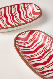 DINING ACCESSORIES Caivu  Ceramic Rectangle Palette (Set Of 2)