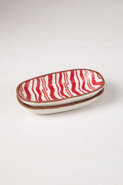 DINING ACCESSORIES Caivu  Ceramic Rectangle Palette (Set Of 2)