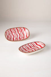 DINING ACCESSORIES Caivu  Ceramic Rectangle Palette (Set Of 2)