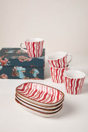 MUGS & CUPS Caivu Deep Red Espresso Mug (Set Of 2)