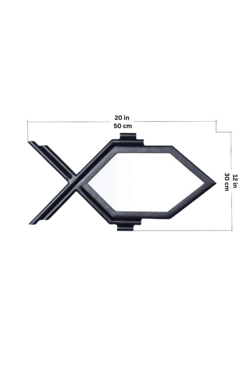 MIRRORS Calbasu Decorative Mirror (Metal And Glass)