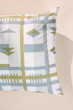 PILLOWS & SHAMS Cambaya Mist Grey Pillow Cover Set (Set of 2)