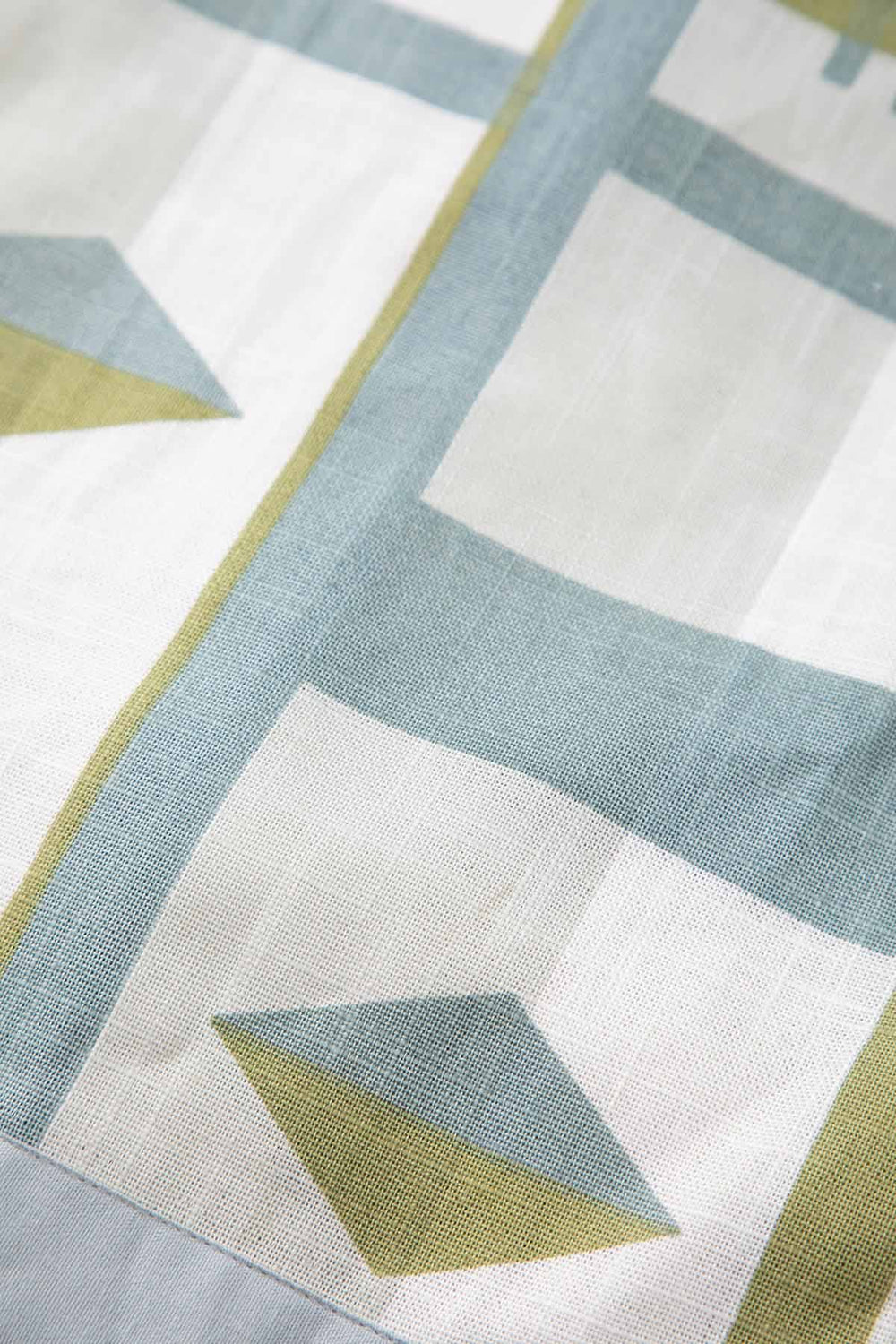 PRINT & PATTERN BEDCOVERS Cambaya Cotton Light Slub Bedcover (Misty Grey)