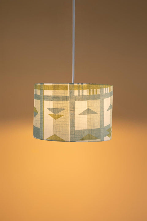 PENDANT LAMPS Cambaya Medium Drum Pendant (Misty Grey)