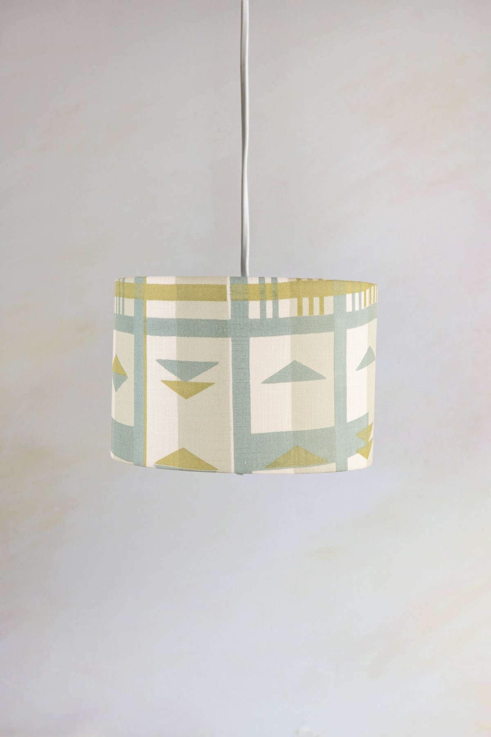 Cambaya Medium Drum Pendant (Misty Grey)