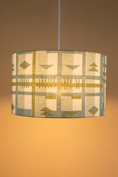 PENDANT LAMPS Cambaya Extra Large Drum Pendant (Misty Grey)