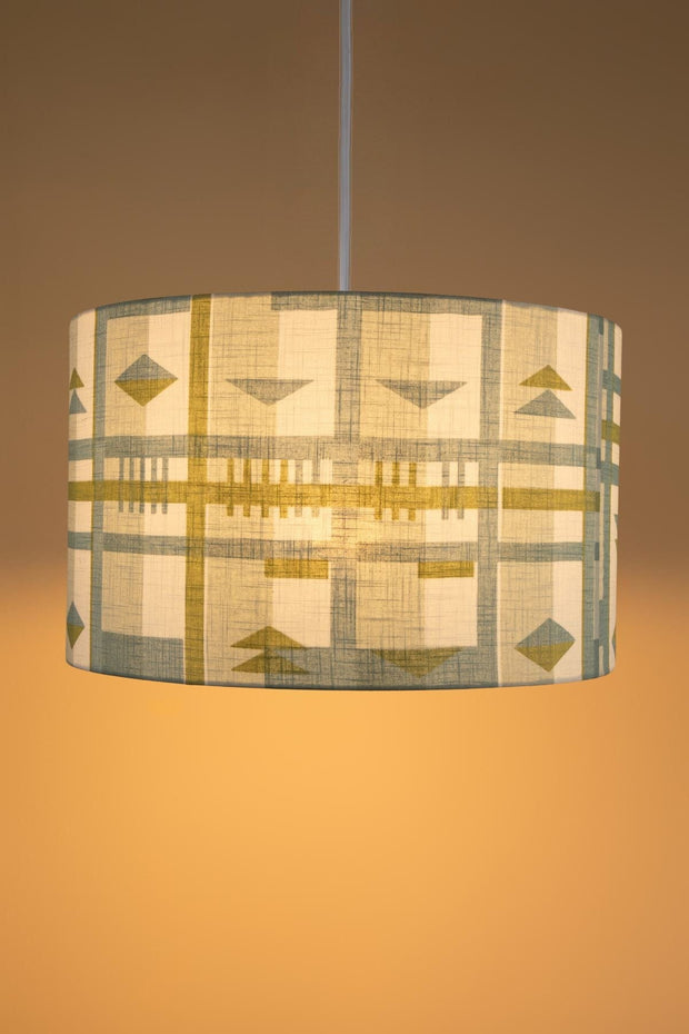 PENDANT LAMPS Cambaya Extra Large Drum Pendant (Misty Grey)