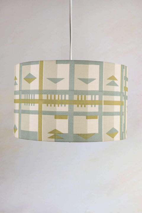 PENDANT LAMPS Cambaya Extra Large Drum Pendant (Misty Grey)