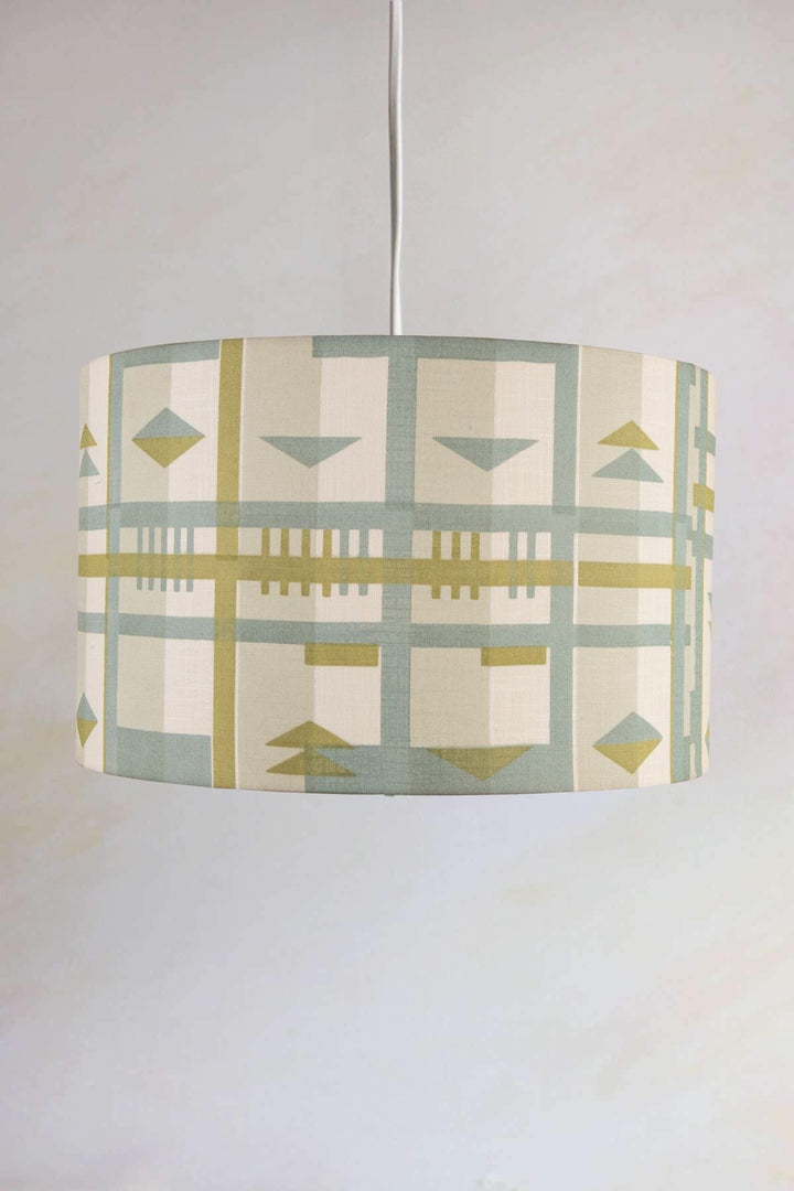 PENDANT LAMPS Cambaya Extra Large Drum Pendant (Misty Grey)