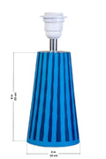 TABLE LAMPS Cascade Ocean Blue Table Lamp