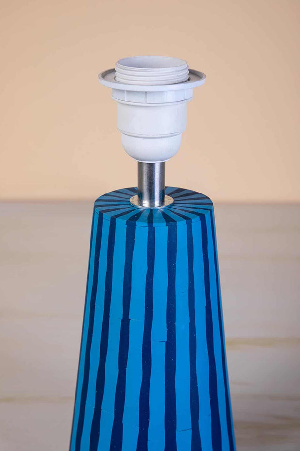 TABLE LAMPS Cascade Ocean Blue Table Lamp
