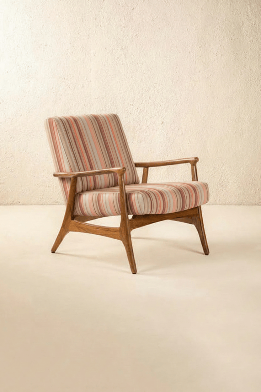 PRINT & PATTERN UPHOLSTERY FABRICS Casual Horizon Striper Patterned Upholstery Fabric