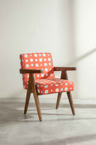Civic Teak Wood Armchair