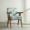 Civic Accent Chair in Celestial Lunar Grey Fabric
