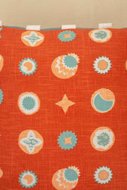 PRINT & PATTERN CUSHIONS Celestial Sky Amber Orange Cushion Cover (41 Cm X 41 Cm)