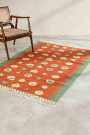 WOVEN & TEXTURED RUGS Celestial Sky Woven Rug (Amber Orange)