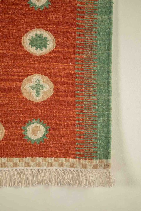 WOVEN & TEXTURED RUGS Celestial Sky Woven Rug (Amber Orange)