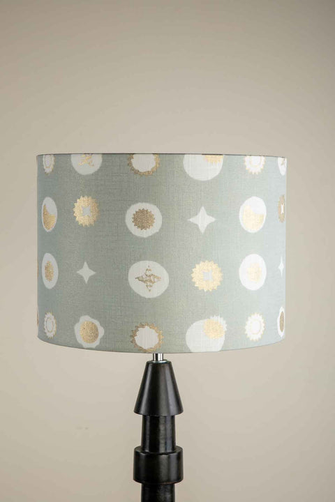 LAMPSHADES Celestial Sky Large Drum Lampshade (Lunar Gold)