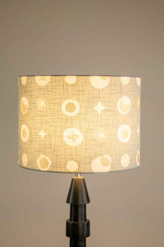 Celestial Sky Large Drum Lampshade (Lunar Gold)