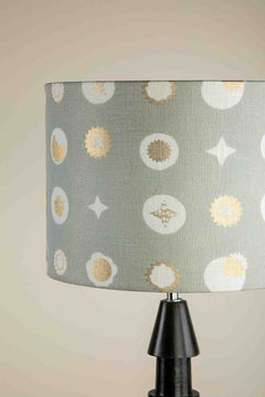 Celestial Sky Large Drum Lampshade (Lunar Gold)