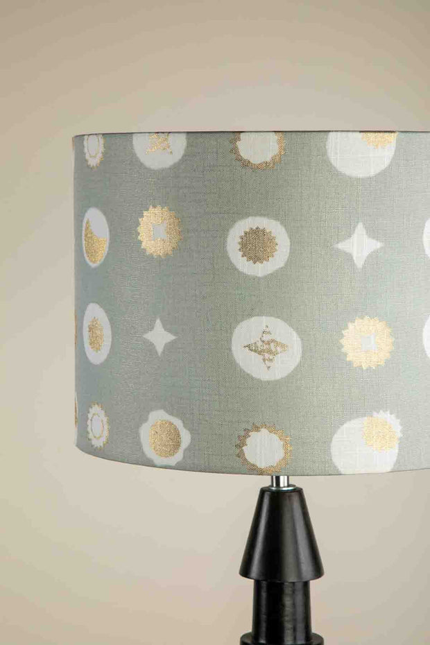 LAMPSHADES Celestial Sky Large Drum Lampshade (Lunar Gold)