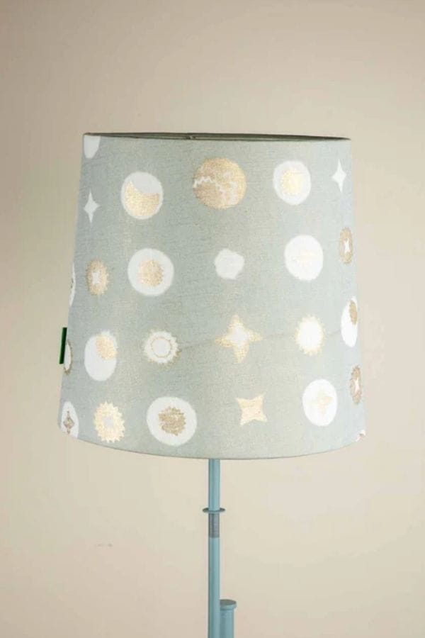 LAMPSHADES Celestial Sky Medium Taper Lampshade (Lunar Gold)
