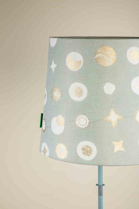 LAMPSHADES Celestial Sky Medium Taper Lampshade (Lunar Gold)