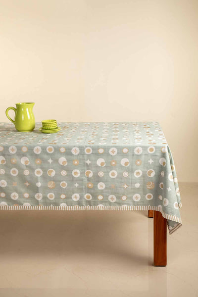 TABLE COVERS Celestial Sky Lunar Gold Table Cover