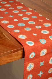 TABLE RUNNERS Celestial Sky Amber Orange Table Runner