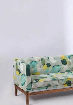 PRINT & PATTERN UPHOLSTERY FABRICS Chasing Monsoon Printed Upholstery Fabric (Grey)