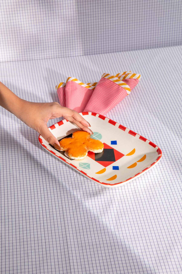 Circle Of Joyee Ceramic Snack Tray