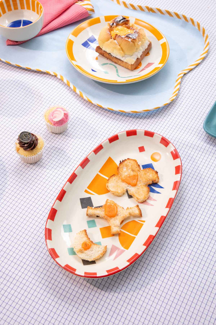 SERVING PLATTERS Circle Of Joyee Ceramic Oval Platter