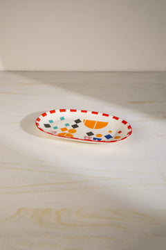 SERVING PLATTERS Circle Of Joyee Ceramic Oval Platter